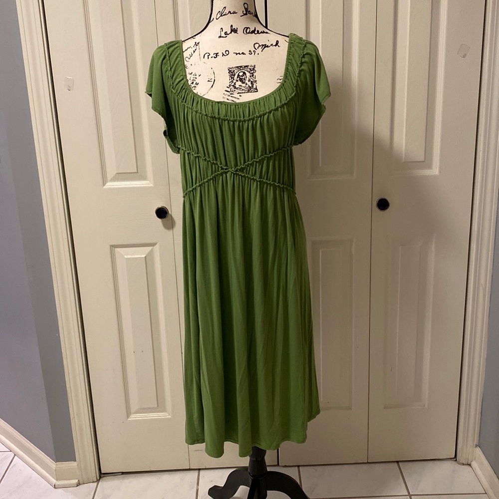 Max Studio green dress size L